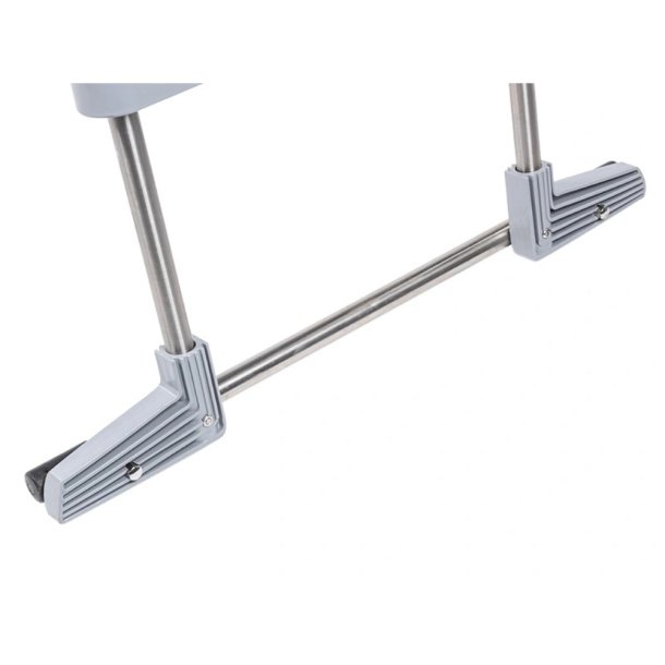 Poolstige De Luxe rustfrit st&aring;l 1,23m Azuro